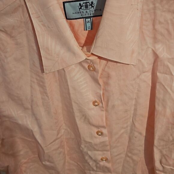 HAWES & CURTIS WOMAN LONG SLEEVE FITTED SHIRT UK 12 - Picture 4 of 7